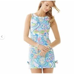 Lilly Pulitzer Conch Republic Delia Mini Dress Preppy Summer Beach Vacation Sz 8
